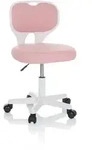 Kinderdrehstuhl / Kinderschreibtischstuhl Kiddy Top W Stoff Rosa Hjh Office