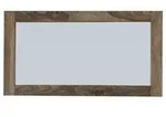 Massivmoebel24 - Spiegel Sheesham 130x3x70 Grau Ge&ouml;lt Nature Grey 071