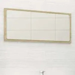 Badspiegel Sonoma-eiche 80x1,5x37 Cm Holzwerkstoff Vidaxl