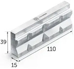Fein Schutzbackenpaar (p) Prisma 110 Mm Aluminium (fein Versamag)