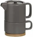 Secret De Gourmet - Teekanne Mit Tasse Natural, 400 Ml + 250 Ml