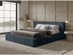 Polsterbett Doppelbett Modesto 180x200cm In Stoff Lincoln Dunkelblau