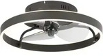 Deckenventilator Schwarz 50cm Inkl. Led Dimmbar Mit Fernbedienung - Maddy