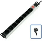 Exertis Connect - Lanview 19' Steckdosenleiste - 8 Steckdosen - Aluminium Mit