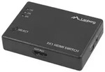Video-umschalter Lanberg 5 X Hdmi + Micro Usb Schwarz Fernbedienung