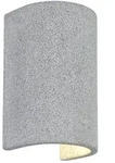 Au&szlig;en-wandleuchte Wandlampe Fassadenleuchte Beton Up-down Wei&szlig; Aluminium H 19...