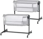 Kinderkraft Nestee Up 2 Beistellbett 2 In 1, 5 H&ouml;henstufen, 4 R&auml;der, Mit Matratze,