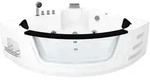 Acquavapore - Whirlpool Pool Badewanne Eckwanne Wanne W05r-sc 140x140cm Mit