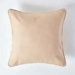 Kissenbezug Aus Baumwolle In Beige, 60 X 60 Cm - Homescapes