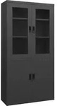 B&uuml;roschrank Anthrazit 90x40x180 Cm Stahl - Vidaxl