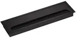 Cavo - Kabeldurchlass Kabeldose Eckig 280 X 80 Mm Schwarz Eloxiert