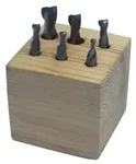 Schaftfr&auml;ser Set 2 Schneiden 6tlg 3-10mm Holzmann Ffs6