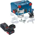 Bosch Gkf 18v-8 Professional Akku Kantenfr&auml;se 18 V 8,0 Mm Brushless + 2x Procore