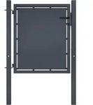 Gartentor Stahl 100 X 75 Cm Anthrazit - Vidaxl