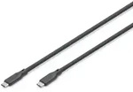Digitus Usb-c&reg; Kabel Usb4&reg; Usb-c&reg;, Usb-c&reg; Stecker 1 M Schwarz 16k Uhd, 10k Uhd,