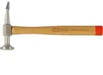 Ks Tools Aluminium-karosserie-flachspitzhammer Gew&ouml;lbter Kopf, Rund/flachspitz...
