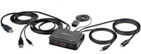 Startech.com C2-h46-uac-cbl-kvm Tastatur/video/maus (kvm)-switch Schwarz