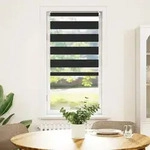 Doppelrollo Seitenzug 80 X 150 Cm Schwarz Vidaxl