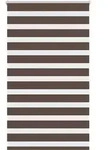 Vidaxl Zebra Blind 80,9x175 Cm Fabric Width 76,7 Cm Coffee