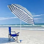 160 Cm Sonnenschirm Strandschirm Mit Schutzh&uuml;lle F&uuml;r Balkon Garten & Terrasse
