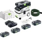Festool Ctlc Midi I-basic Akku Absaugmobil 36 V ( 2x 18 V ) Staubklasse L + 4x...