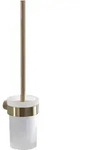 Sapho Gedy Pirenei - Wand-wc-b&uuml;rste Mit Halter, Farbe Gold Matt/glas Satin...
