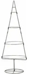 Metall Aufsteller Tannenbaum Braun - 111 Cm / Rund - Deko St&auml;nder Weihnachts...