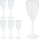 Weingl&auml;ser Kunststoff, 6er Set, Bruchfest & Bpa-frei, 220 Ml, Mehrweg