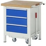 Werkbank Mit Absenkbarem Fahrgestell Modell 8157 B 750 X T 700 X H 880mm - Rau