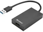 Sandberg 1080p Usb 3.0 Zu Hdmi Konverter (schwarz)