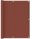 Vidaxl - Balkon-sichtschutz Terrakotta-rot 120x600 Cm Oxford-gewebe