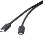 Renkforce Usb-kabel Usb 3.2 Gen2x2 Usb-c&reg; Stecker, Usb-c&reg; Stecker 1.00 M Schwarz