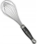 De Buyer Ergonomischer Schneebesen Silber 22 Cm Edelstahl K&uuml;che