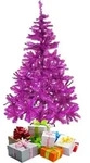 Weihnachtsbaum Inkl St&auml;nder Lila/pink 150 Cm-myw99807