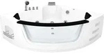 Acquavapore - Whirlpool Pool Badewanne Eckwanne Wanne W05-sc 140x140cm Mit Farblicht,