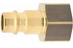 Euro Druckluft Stecknippel Aus Messing Mit Innengewinde 1/4'