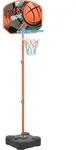 Vidaxl - Tragbares Basketball Spiel-set Verstellbar 109-141 Cm