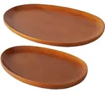 Tabletts Aus Holz Torin, 20-29 Cm, 2er-set