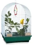 Relaxdays - Vogelk&auml;fig, Klein, Wellensittich, Kanarienv&ouml;gel, Sitzstange,