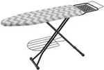 Relaxdays B&uuml;gelbrett F&uuml;r Dampfb&uuml;geleisen, 110 X 33cm, H&ouml;henverstellbar, Klappbar,
