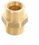 Druckluft Doppelnippel Ag 3/8 Und Ag 3/8', Druckluftnippel Aus Messing