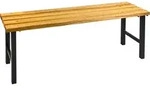 Adb - Garderobenbank Umkleidebank Garderoben Sitzbank Freistehend 1000x400x420...