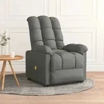 Massagesessel Dunkelgrau Stoff Vidaxl