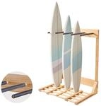 Vevor Vertikaler Surfbrettst&auml;nder 4-stufiges Surfbrettregal Aus Holz Zur