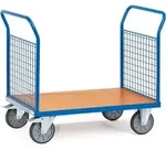 Fetra - Doppel-stirnwandwagen, Ladefl&auml;che 1.200 X 800 Mm