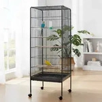 Mucola - Vogelvoliere Metall Vogelk&auml;fig Vogelhaus Tierk&auml;fig Vogel K&auml;fig Voliere