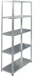2 X Lagerregal, Stahl, Hbt: 150x75x30 Cm, 200 Kg, 5 Ebenen, Keller, Garage &