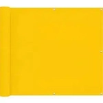 Balkonsichtschutz 100 X 700 Cm Oxford-stoff Rechteckig Gelb Vidaxl