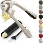Zulay Kitchen Premium Knoblauchpresse - Inklusive Silikonsch&auml;ler Und