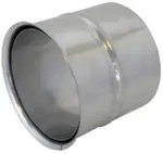 Bs - Bertrams Vle-plus Wandfutter 19wfd150m &Oslash; 150mmx0,6mm, Doppelt, Edelstahl...